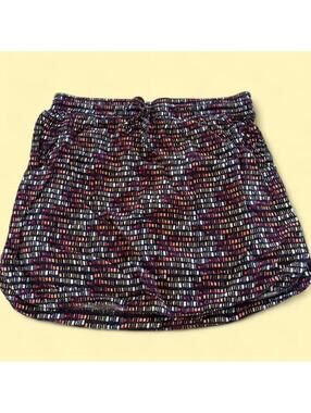 Merona y2k inspired mini skirt with drawstring waist and elastic waistband.